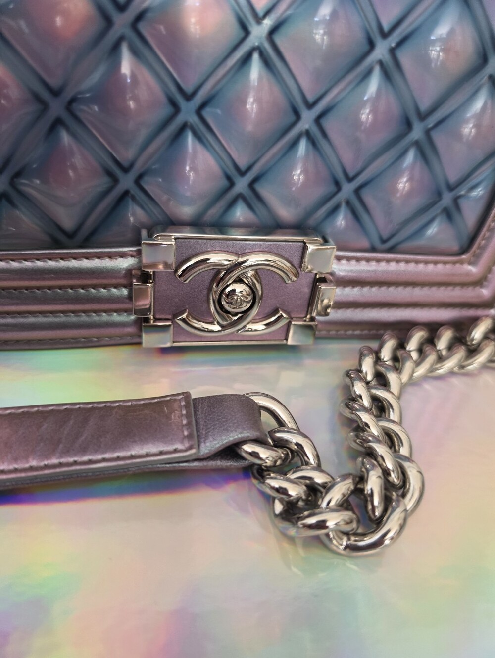 CHANEL Mermaid Boy Flap, Small